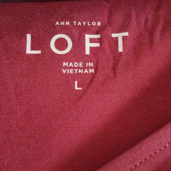 Loft tshirt, purple, size L - Picture 3 of 3